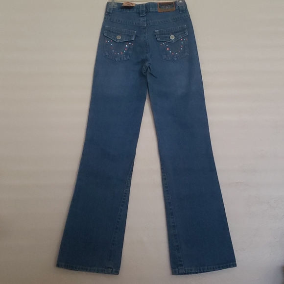 Flared Jeans with Colored Sequins - Picture 5 of 8